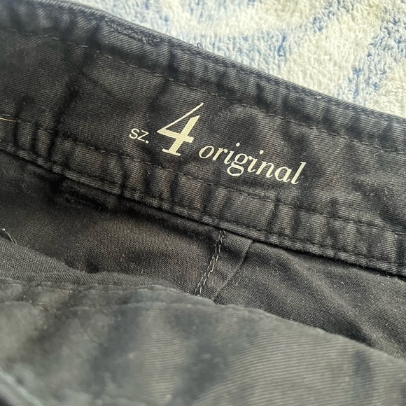 2 pair Ann Taylor & LOFT cuffed chino shirts black and beige - Picture 11 of 16